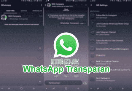 whatsapp transparan