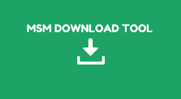 msm download tool