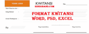 format kwitansi word